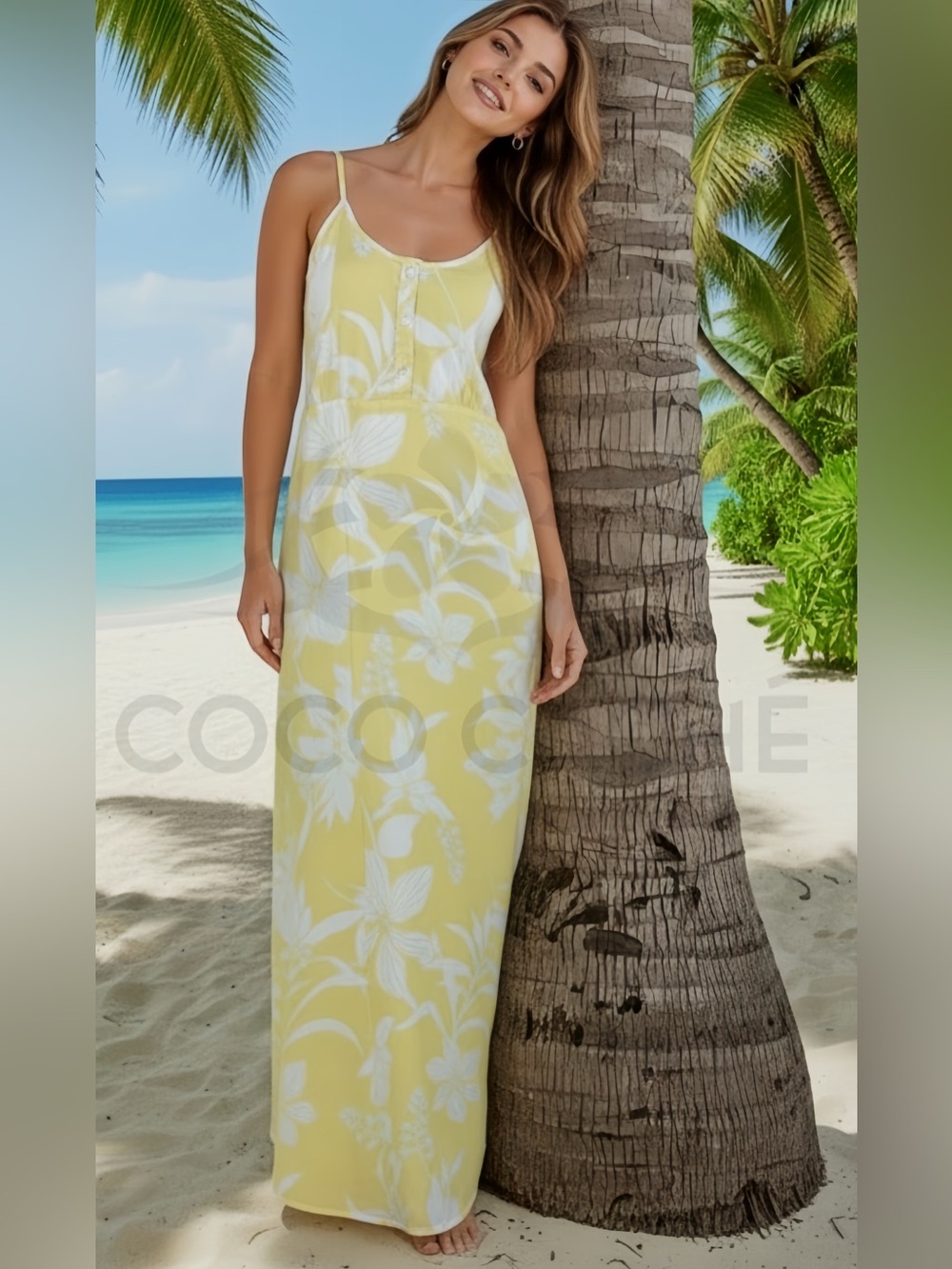 Tropical Print Cami Dress - Picture 5 of 13